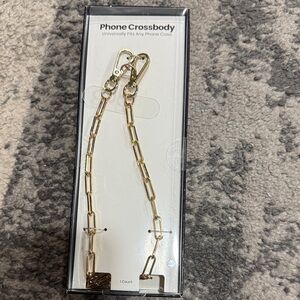 Gold Phone Crossbody Chain